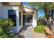 Front entrance with walkway, landscaping, and a relaxing sitting area at 1480 E Harrison St, Gilbert, AZ 85295