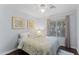 Cozy bedroom with double bed and decorative artwork at 4494 E Brae Voe Way, San Tan Valley, AZ 85140