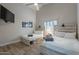 Guest bedroom with two twin-size beds and wood headboards at 4637 E Fernwood Ct, Cave Creek, AZ 85331