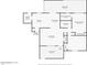 One-story home floor plan, showing a spacious living room and primary bedroom at 10404 W Audrey Dr, Sun City, AZ 85351