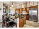 Gourmet kitchen with island and stainless steel appliances at 10821 E Tusayan Trl, Scottsdale, AZ 85255