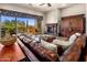 Comfortable living area with access to a patio at 10821 E Tusayan Trl, Scottsdale, AZ 85255