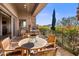 Outdoor patio with seating area and a view at 10821 E Tusayan Trl, Scottsdale, AZ 85255