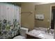 Bathroom with a shower/tub combo and granite vanity at 1298 W 18Th Ave, Apache Junction, AZ 85120