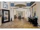 Elegant dining room featuring a large table, hardwood floors and ample natural light at 2801 W Silver Fox Way, Phoenix, AZ 85045