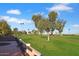 Partial view of a green golf course with mature trees at 4716 E Delta Ave, Mesa, AZ 85206