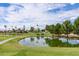 Golf course with pond, walking path and ducks at 6097 S Pinehurst Dr, Chandler, AZ 85249