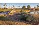 Landscaped area with desert plants near a pond and bridge at 6097 S Pinehurst Dr, Chandler, AZ 85249