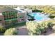 Community pool and fitness center from above at 7320 W Stony Quail Way, Florence, AZ 85132