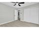 Bright bedroom with light flooring and spacious closet at 7538 E Garfield St, Scottsdale, AZ 85257
