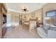 Primary suite with large bed and access to bathroom at 10843 E La Junta Rd, Scottsdale, AZ 85255