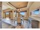Breakfast nook with mountain views and stylish chairs at 10843 E La Junta Rd, Scottsdale, AZ 85255