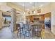 Gourmet kitchen featuring granite countertops and custom cabinetry at 10843 E La Junta Rd, Scottsdale, AZ 85255