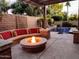 Cozy fire pit surrounded by comfortable seating at 28831 N 128Th Dr, Peoria, AZ 85383
