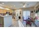 Kitchen with light wood cabinets, stainless steel appliances, and an island at 304 E Shawnee Rd, San Tan Valley, AZ 85143