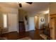 Bright and spacious entryway with hardwood floors and staircase at 333 E Redwood Ln, Phoenix, AZ 85048