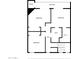 Upper floor plan with bedrooms, bathroom, and hallway at 16616 E Palisades Blvd # 102, Fountain Hills, AZ 85268