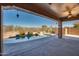 Inviting backyard pool with covered patio at 18088 W Narramore Rd, Goodyear, AZ 85338
