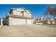 Three-car garage and driveway of two-story house at 4054 W Avenida Del Sol --, Glendale, AZ 85310