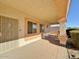 Covered patio with access to the home's interior at 11100 W Magdalena Dr, Arizona City, AZ 85123