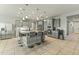 Spacious kitchen with large island and seating for four at 14575 W Orange Dr, Litchfield Park, AZ 85340
