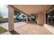 Covered patio overlooking the pool and backyard at 16049 S 27Th Pl, Phoenix, AZ 85048