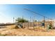 Animal enclosure with chain link fence at 20165 W Moccasin Trl, Buckeye, AZ 85326