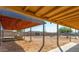 Covered patio area overlooking the backyard at 20165 W Moccasin Trl, Buckeye, AZ 85326