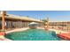 Inviting swimming pool with a safety fence at 20165 W Moccasin Trl, Buckeye, AZ 85326