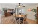 Dining area with an open floor plan and kitchen access at 2261 N Demaret Dr, Mesa, AZ 85215
