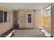 Small storage room with exterior access and a covered walkway at 2261 N Demaret Dr, Mesa, AZ 85215