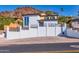 Modern two-story home with a white exterior and mountain views at 8451 N 14Th St, Phoenix, AZ 85020