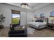 Spacious main bedroom with sitting area and hardwood floors at 9732 N Fireridge Trl, Fountain Hills, AZ 85268