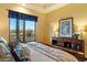 Spacious bedroom with large windows and mountain views at 9782 E Troon North Dr, Scottsdale, AZ 85262
