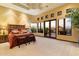 Spacious main bedroom with stunning views and private access to patio at 9782 E Troon North Dr, Scottsdale, AZ 85262
