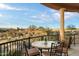 Enjoy stunning desert views from this relaxing patio area at 9782 E Troon North Dr, Scottsdale, AZ 85262