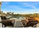Relaxing pool area with lounge chairs and mountain views at 9782 E Troon North Dr, Scottsdale, AZ 85262