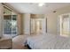 Main bedroom with access to a private balcony at 4343 N 21St St # 203, Phoenix, AZ 85016
