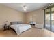 Spacious bedroom with sliding door to balcony at 4343 N 21St St # 203, Phoenix, AZ 85016
