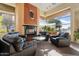 Community clubhouse with comfortable seating and fireplace at 4343 N 21St St # 203, Phoenix, AZ 85016