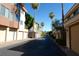 Residential community with palm trees and garages at 4343 N 21St St # 203, Phoenix, AZ 85016