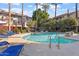 Inviting community pool with lounge chairs and landscaping at 4343 N 21St St # 203, Phoenix, AZ 85016