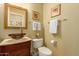 Elegant bathroom with granite vanity and glass shower at 1334 W Deer Creek Rd, Phoenix, AZ 85045