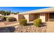 Inviting exterior with well-maintained landscaping and a private entrance at 17633 N Lindner Dr, Glendale, AZ 85308