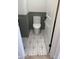 Clean bathroom with geometric tile floor and a modern toilet at 6891 W Via Del Sol Dr, Glendale, AZ 85310