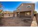 Spacious backyard with covered patio and block wall at 10350 W Foothill Dr, Peoria, AZ 85383
