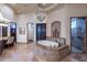 Luxurious bathroom with a large soaking tub and walk-in shower at 10742 E Greythorn Dr, Scottsdale, AZ 85262
