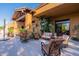 Comfortable patio furniture and seating area at 10742 E Greythorn Dr, Scottsdale, AZ 85262