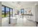 Luxurious bathroom with soaking tub, double vanity, and large windows at 12659 E Shadow Ridge Dr, Scottsdale, AZ 85255