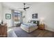Spacious bedroom with a queen bed and Star Wars decor at 12659 E Shadow Ridge Dr, Scottsdale, AZ 85255